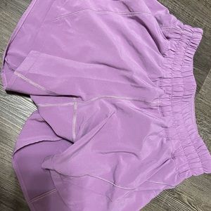 Purple Track That lululemon shorts